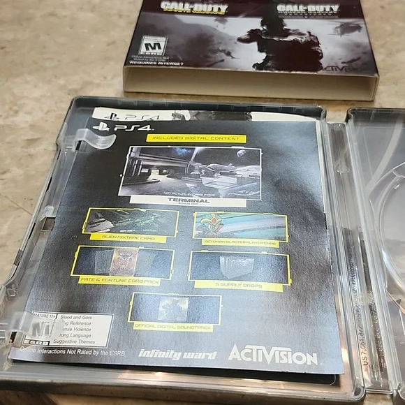 Call of duty ps4steel case
